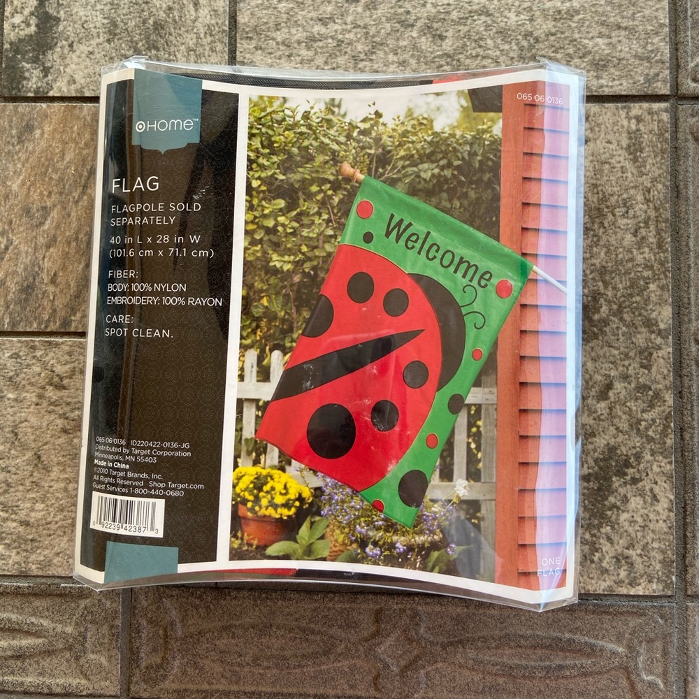 NWT Target Ladybug Flag